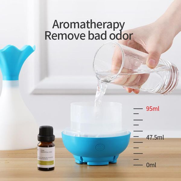 

kbaybo usb diffusers mini air humidifier ultrasonic mist make aromatherapy essential oil aroma diffuser led night light for home