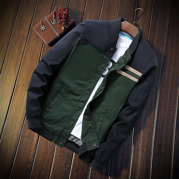 

4xl new men's jackets autumn men's coats fashion slim casual jackets male outerwear baseball uniform sa461, Black;brown
