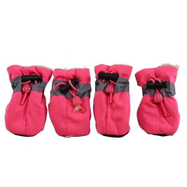 

dog apparel winter warm shoes for dogs anti-slip booties portable small large sport black 4