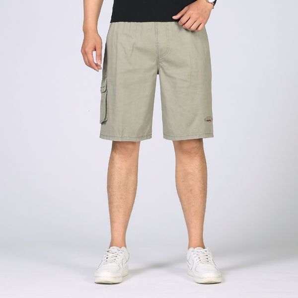 

summer large multi military pocket shorts load of single in short casual washed men tactics wardrobes plus size 6xl dzaz, White;black