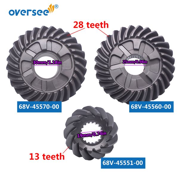 

68v gear kit parts for yamaha outboard motor 4t f75 f90 f115 28 teeth forward reverse gear 68v-45560 68v-45570 pinion 68v-45551-00