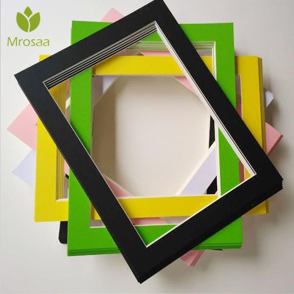 

frames and mouldings mrosaa 14pc/set 5inch/a4 colorful painting po wall paper frame kids art picture kraft home decoration