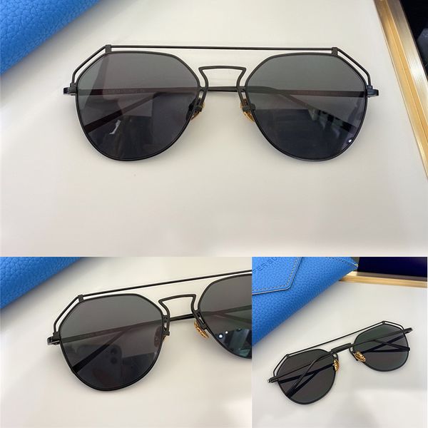 

ss028 fashion sunglasses with uv protection for men and women vintage oval metal frame popular come with case classic sunglasses, White;black