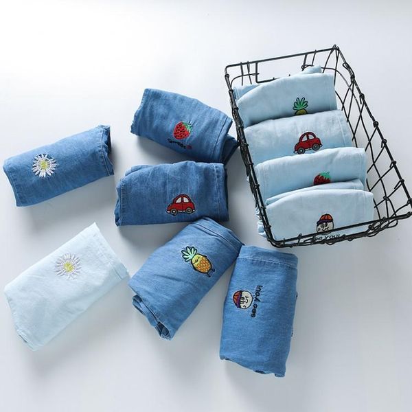 

summer children's trousers children's mosquito pants thin section boys girls loose baby korean casual jeans summer sleep pants, Blue