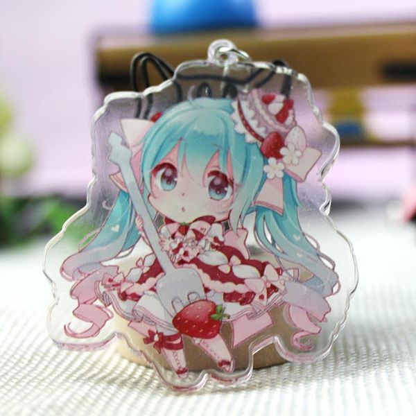 

keychains lovely girl heart acrylic key chain pendant, Silver