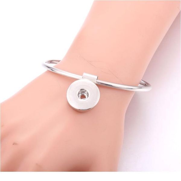 

snap jewelry metal snap bracelet bangle bracelet fit 18mm 20mm snap button jewelry f jllpsy, Golden;silver