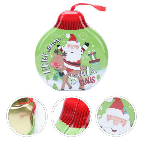 

gift wrap 1pc tree hanging candy jar xmas decorative case tinplate storage box