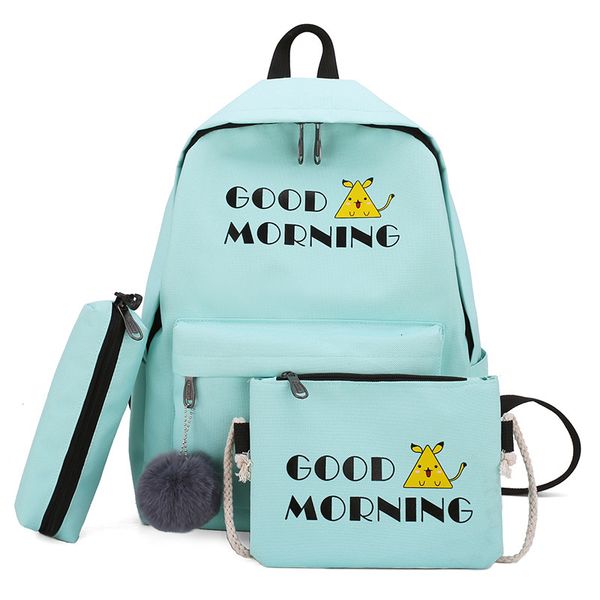 

backpack schoolbag for primary school girl super light canvas children grade 2-3-4-5 cartoon travel leisure tutorial bag korean version