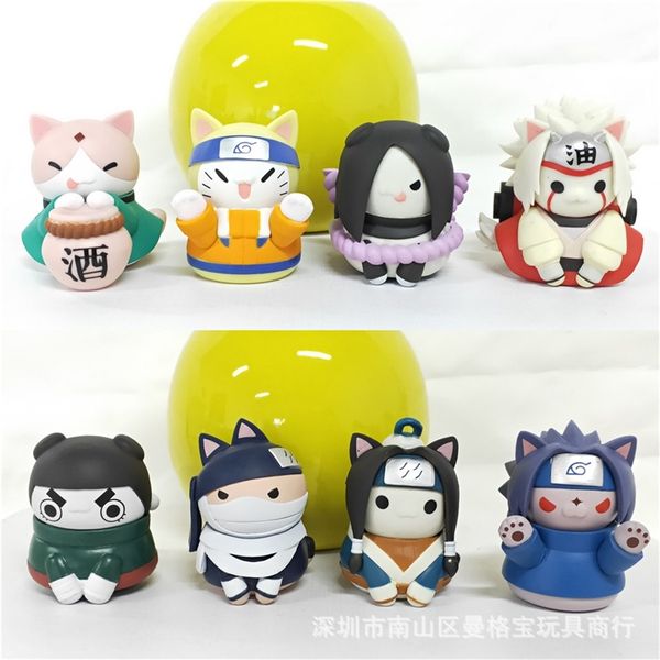 

generation 2 8 cos cat fire shadow hand-made naruto sasuki cartoon doll ornaments