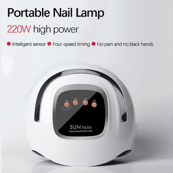 

nail dryers 1pc 220w manicure device smart sensor potherapy lamp quick-drying dryer professional epuipment