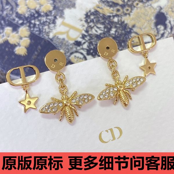 

21 new products d star bee earrings precision version austria c star iamond, Golden