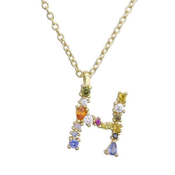 

chains women's necklace 925 sterling silver gold letter pendant 2021 accessories jewelry clavicle chain