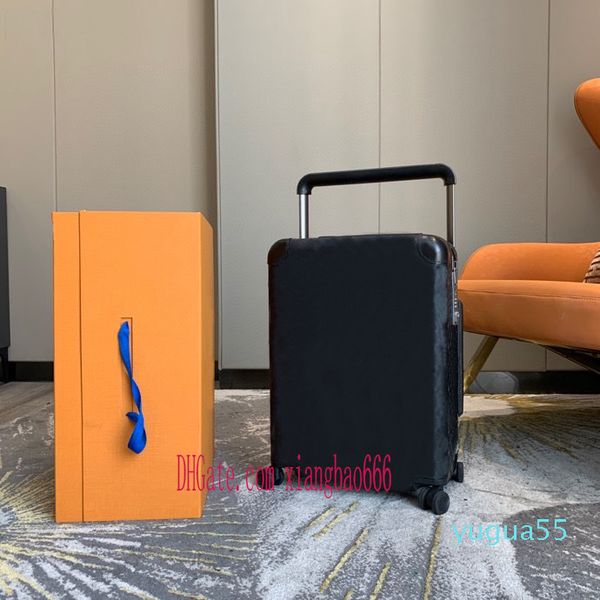 

black brown travel luggage men womens horizon cloud star suitcase trunk bag spinner universal wheel duffel rolling luggages 0764