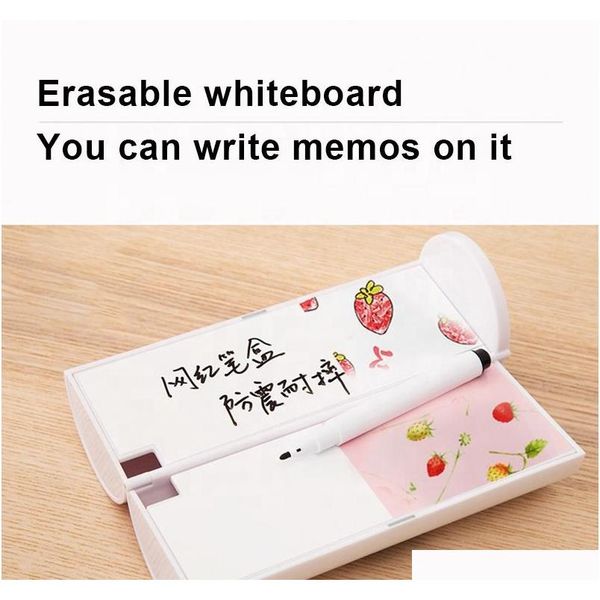 

pencil case stationery box pen holder high tech multifunction japanese school pencil bag with calculator mi jllpvc ffshop2001