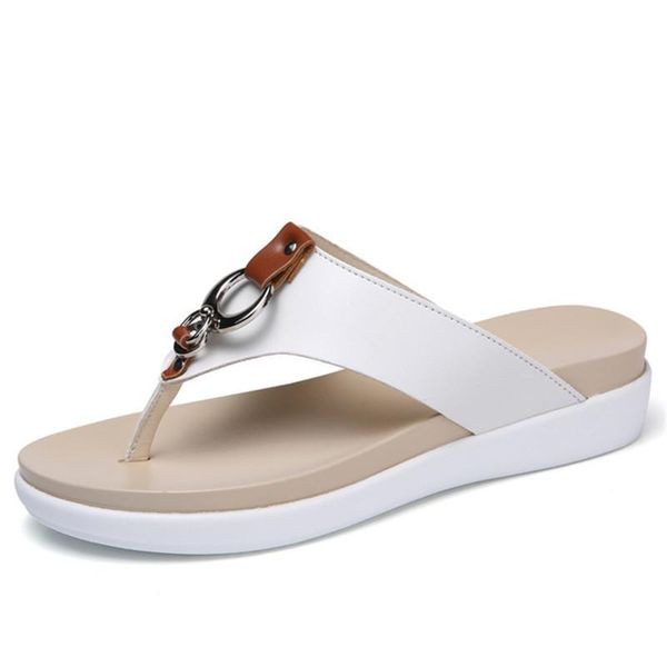 

slippers ms girls fashion leather pinches slippery slope beach shoes women number 43-35 # 39, Black