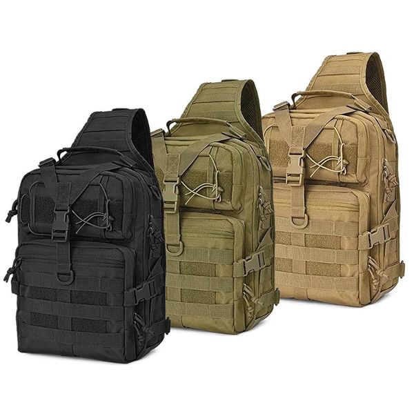 

stuff sacks 20l tactical assault pack waterproof military sling backpack molle army bag for outdoor camping hiking hunting