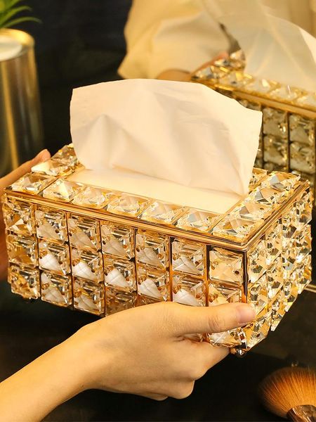 

tissue boxes & napkins crystal box living room home desknapkin coffee table bedroom office paper storage brush bucket decoration