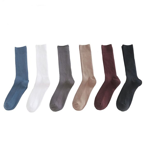 

en men business socks charm man poison came cato gentleman style herfst and winter buis calf, Black