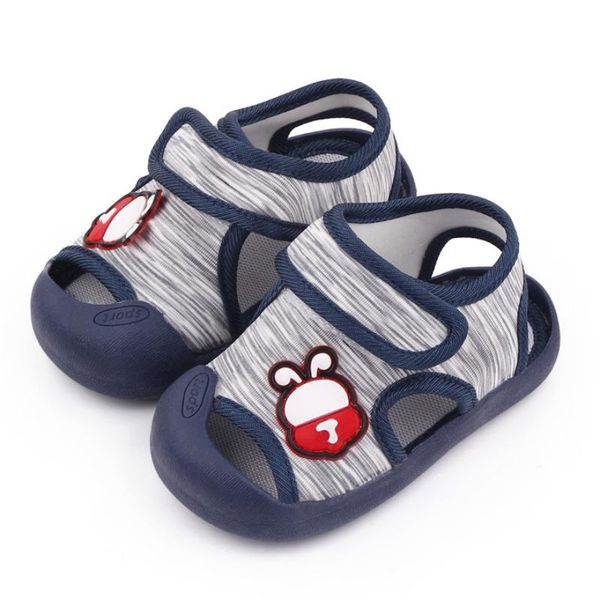 

sandals summer born sandalstoddler baby boy girl cartoon print beach flat with shoes, Black;red