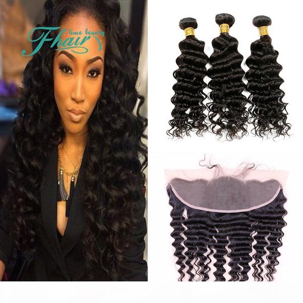 

beauty hair 13x4 lace frontal closure with 8a brazilian hair, Black