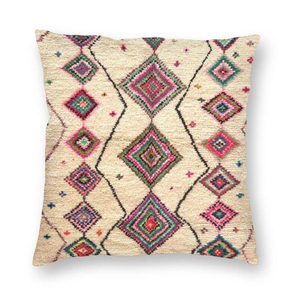 

cushion/decorative pillow moroccan berber rug boho style cushion covers sofa home decorative antique bohemian geometric square throw cover 4