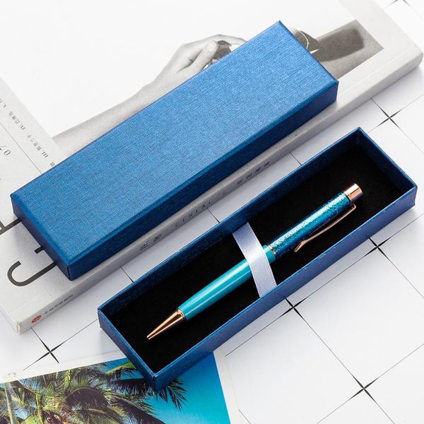

gift wrap 10pcs/lot colorful pen storage box packaging rectangular paper fashion upscale boxes