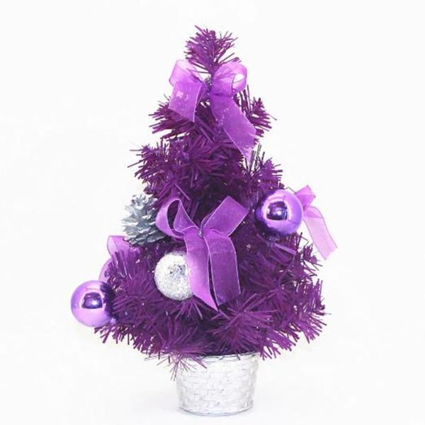 

decorative objects & figurines mini christmas year tree decor desk table festival party home ornament xmas