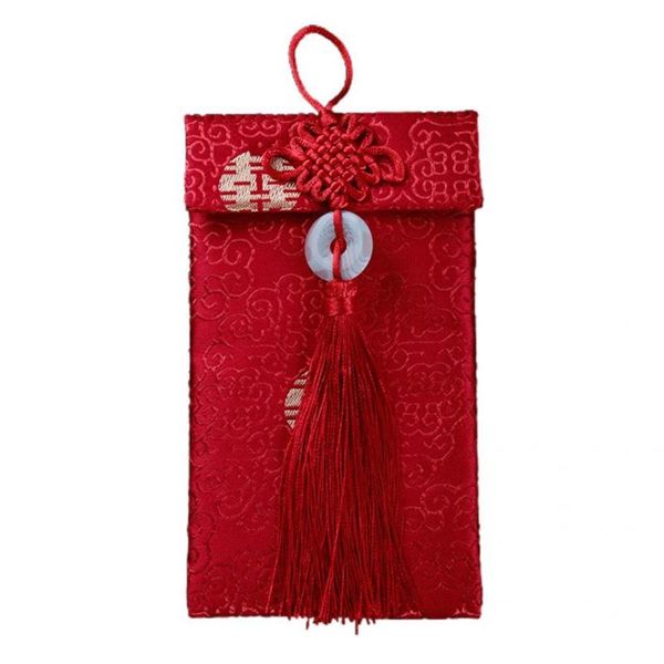 

storage bags elegant tassel red packet multiple patterns fabric year for wedding chinese style lucky money envelopes gift