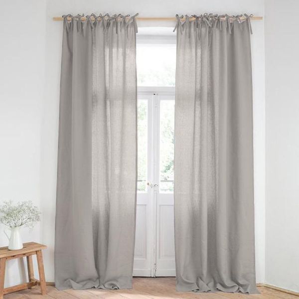 

curtain & drapes nature linens curtains for living room kitchen windows roller blinds pure flax decoration