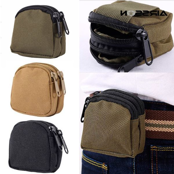 

molle tactical edc pouch portable key wallet holder multifunctional waist belt bag coin purse outdoor sports accessory