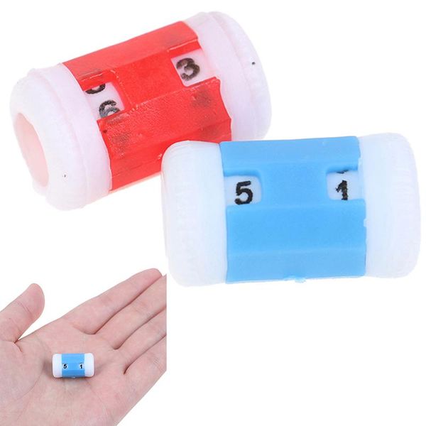 

one or 2pcs plastic knit knitting needles row counter 2.2*1.2cm random color