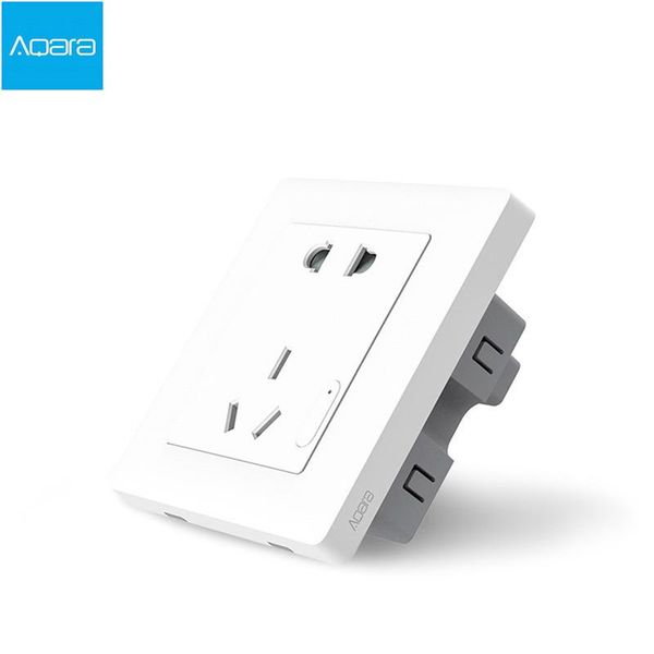 

smart home control original aqara light zigbee wall switch socket plug via smartphone app wireless remote