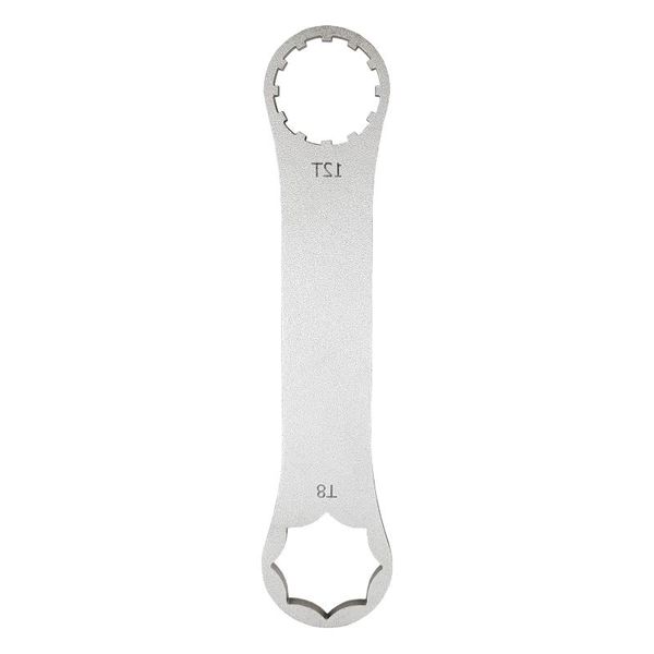 

tools stainless steel bicycle wrench bike suspension fork tool lightweight portable cycling repair cap remove spanner