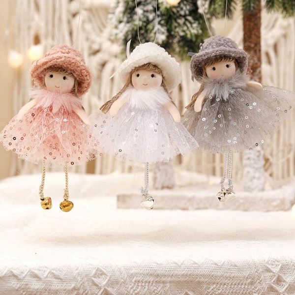 

christmas decorations year 2022 tree hanging ornaments angel doll pendant xmas gifts navidad noel natal 2021