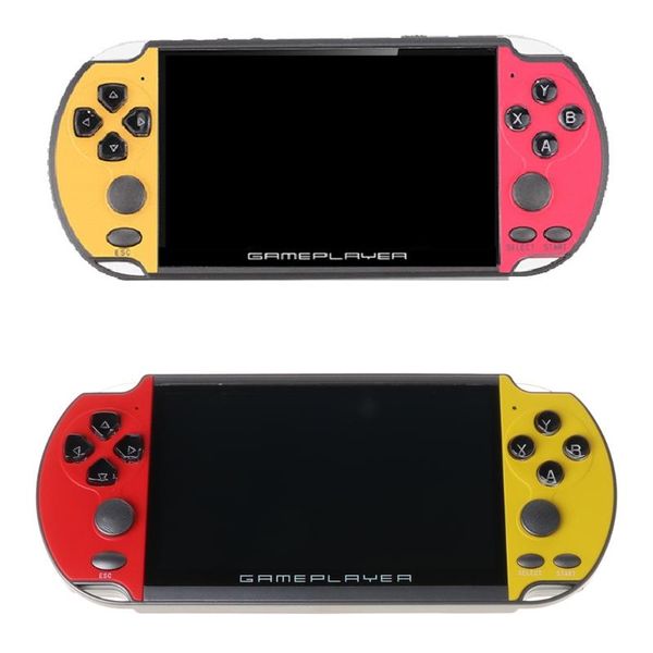 

x7 plus 5.1" lcd game machine double rocker handheld retro game console k9fc