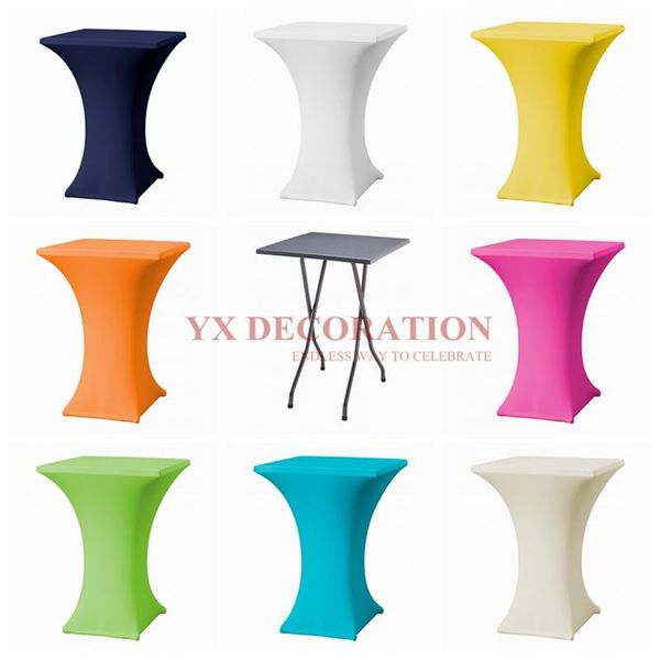 

table cloth 70cm square ablecloth cocktail cover spandex bar el wedding party decor