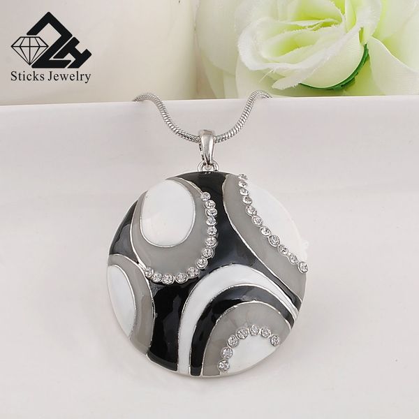 

environmentally friendly materials lady fashion pendant necklace, Silver