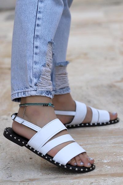 

sandals woggo mrt 140 skin daily women 's slippers, Black