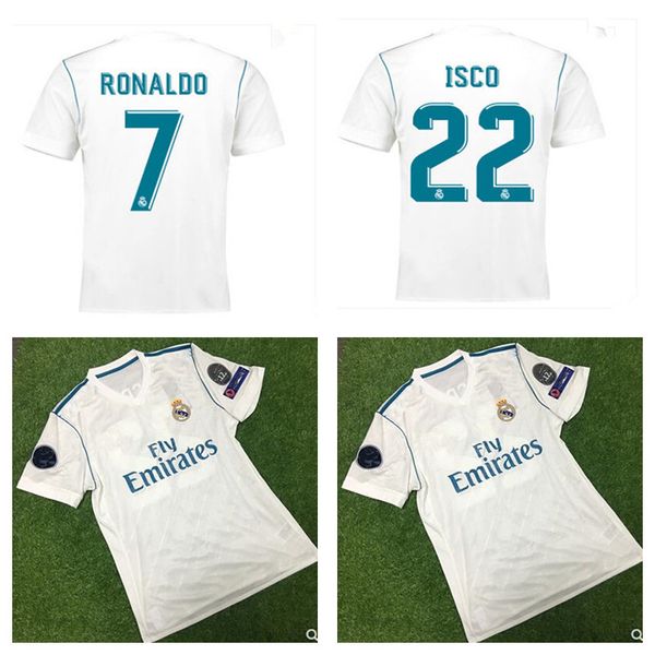 

2017 2018 real madrid soccer jersey 17 18 bale benzema modric retro football shirts vintage isco maillot sergio ramos ronaldo camiseta s-3xl, Black;yellow