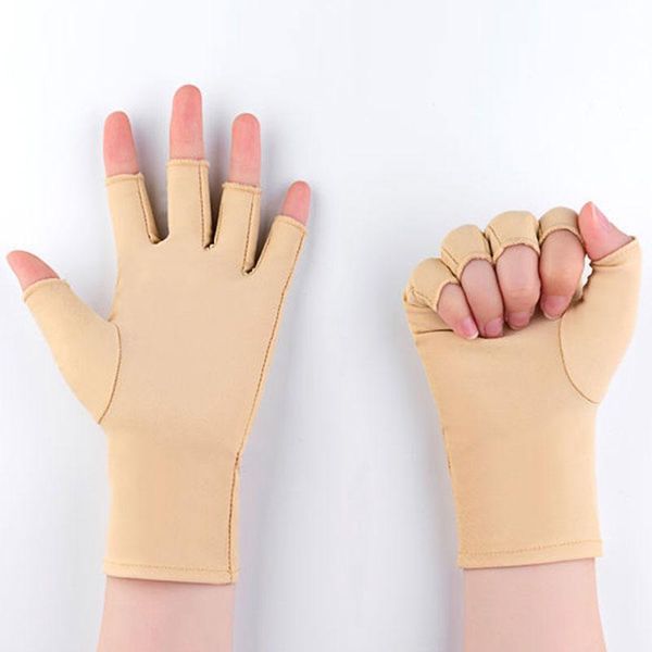 

five fingers gloves women half summer stretch thin semi-finger driving anti-slip sunscreen anti-uv fingerless mittens, Blue;gray
