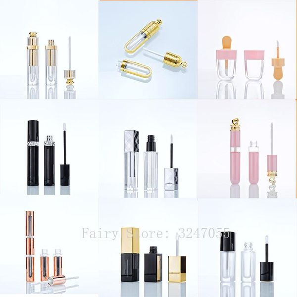 

10/30/50pcs empty various lip gloss bottle makeup diy lip glaze tube cosmetics refillable container shell packaging homemade