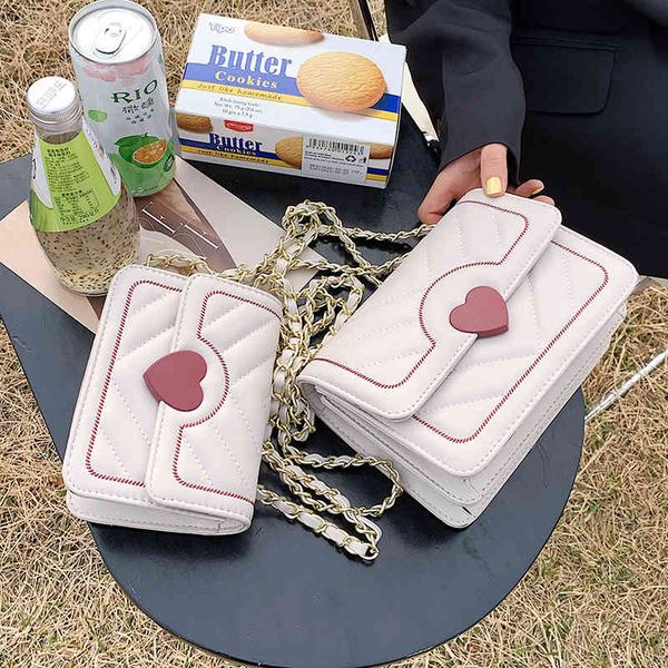 

luxury herme handbags and storage st. ai masilan's popular this year, female xia xiaozhong 2021 new chain girl messenger n92w