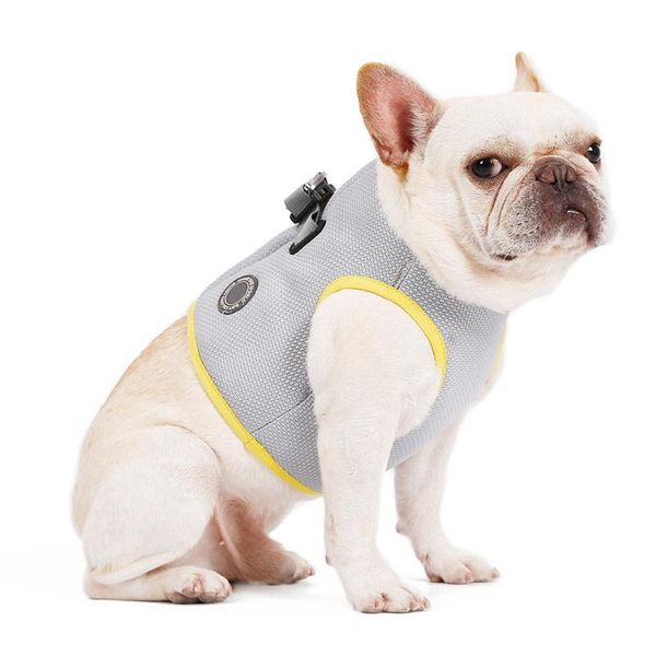 

dog collars & leashes Â·summer cooling vest harness cooler jacket adjustable pet mesh reflective harnesses quick release