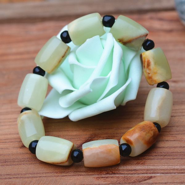 

natural fashion boutique afghanistan nephrite bracelet bangles unique bracelets for men and women jades jewelry, Black