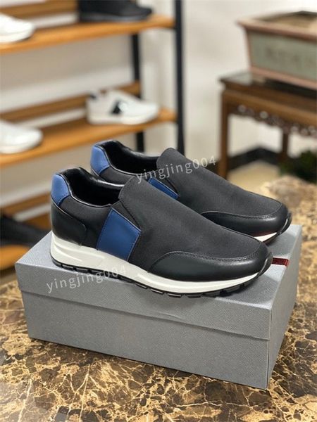 

2021 designer boots casual shoes mens sneakers b23 women men brands fashion oblique womens high low b24 technical canvas leather bee classic, Black