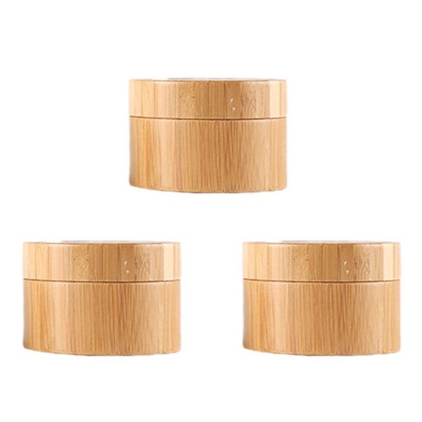 

storage bottles & jars 3pcs/set 5g bottle cream jar nail art mask refillable empty cosmetic makeup container fit travel outdoors