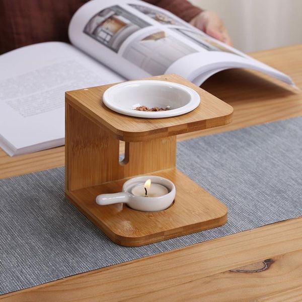 

candle holders ceramic holder incense burner aroma essential oil stove bedroom lamp home decorative fragrance scent furnace