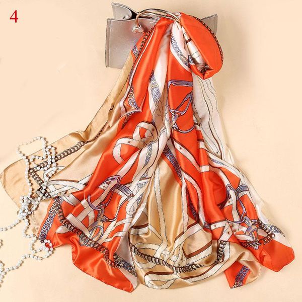 

scarves 180*90cm scarf shawl green peacock feather print silk satin shawls elegant large hijab sunscreen, Blue;gray
