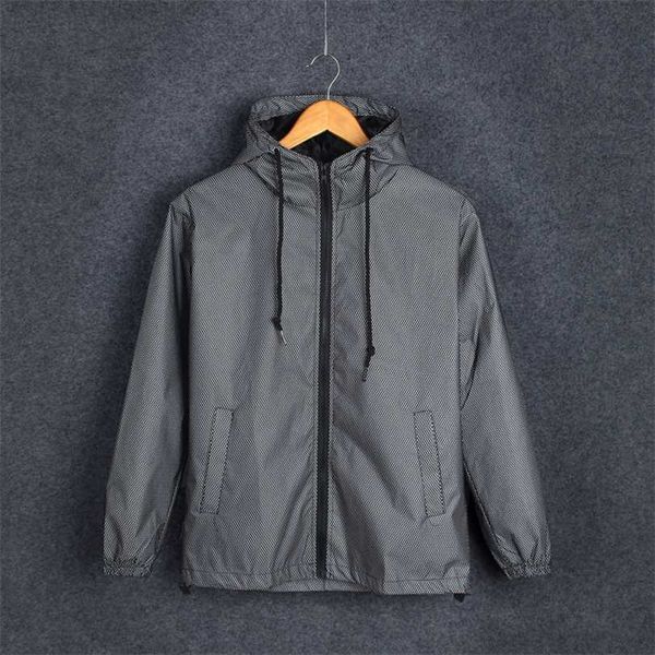 

drop reflective jacket men/women 211214, Black;brown