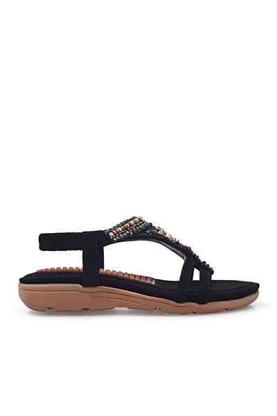 

sandals women black beaded 38921 y12022